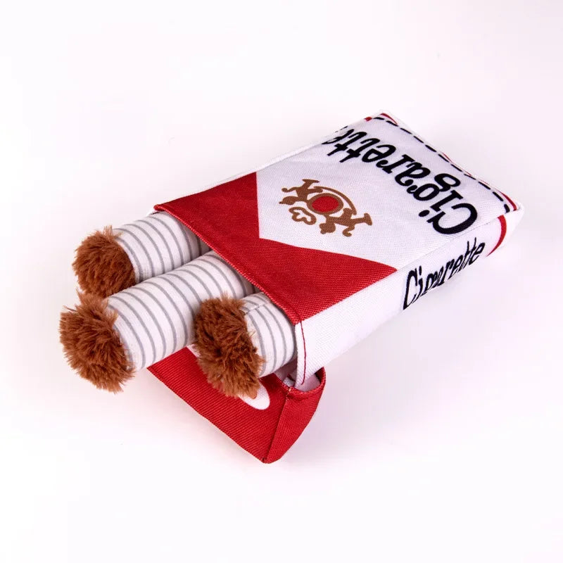 The Bad Habit: Hilarious Cigarette Plush Dog Toy